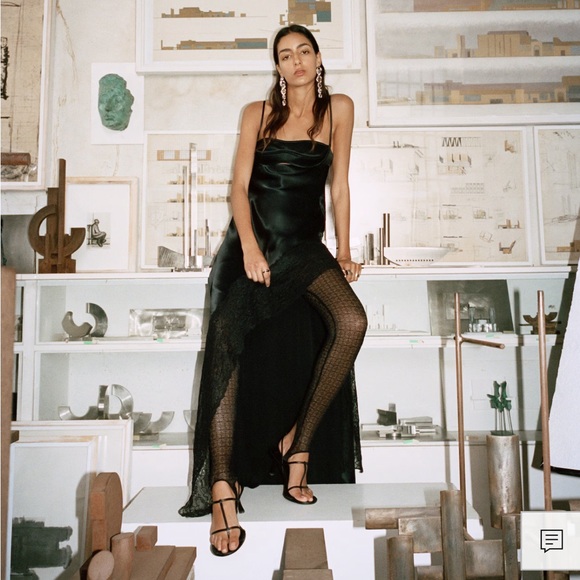 NWT Mango Heeled leather sandals with straps - Picture 5 of 11